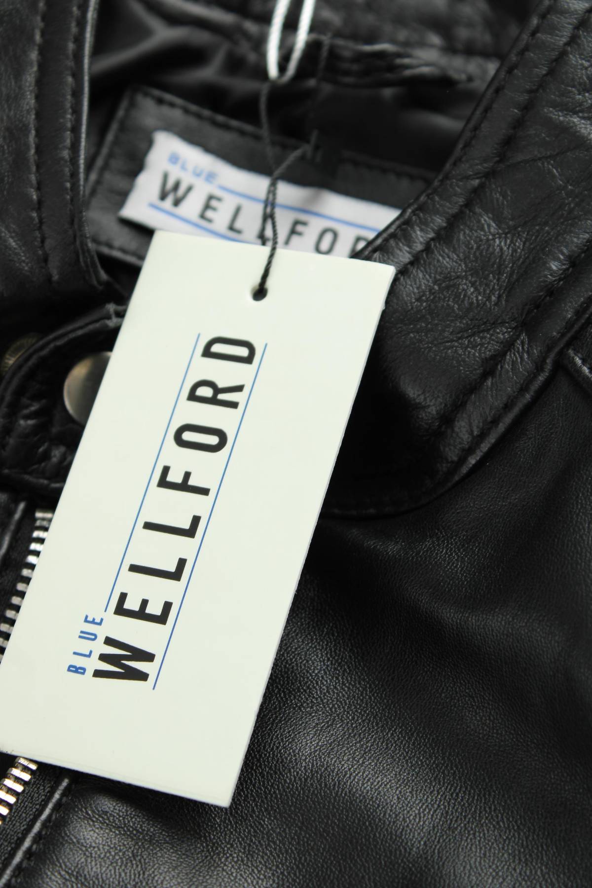 Ανδρικό δερμάτινο μπουφάν Blue Wellford3