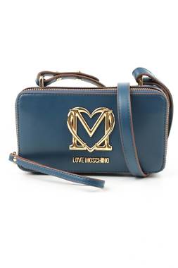 Дамска кожена чанта Love Moschino1