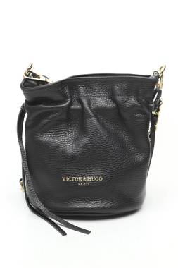 Дамска кожена чанта Victor & Hugo1