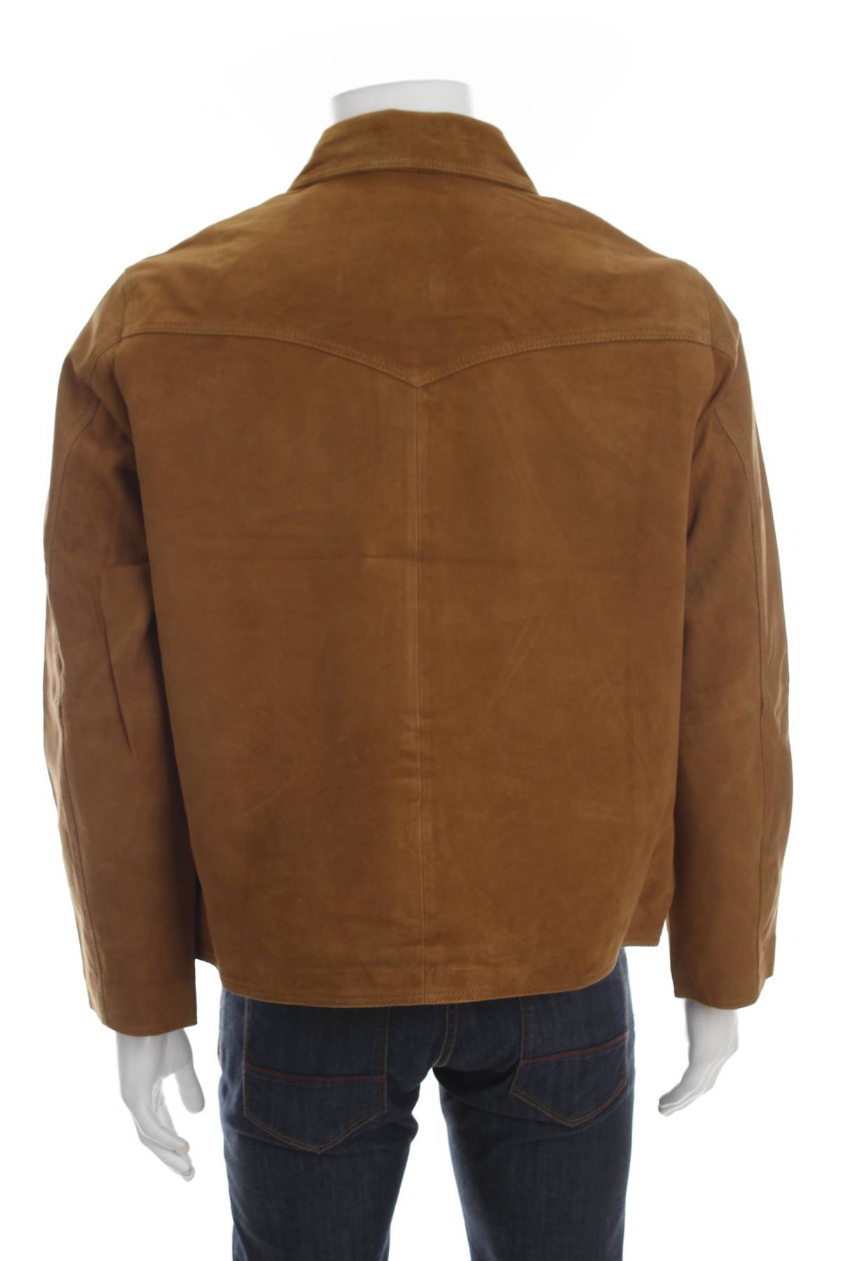 Ανδρικό δερμάτινο μπουφάν Jack & Jones2 - Contourshop.gr Ανδρικό δερμάτινο μπουφάν Jack & Jones2