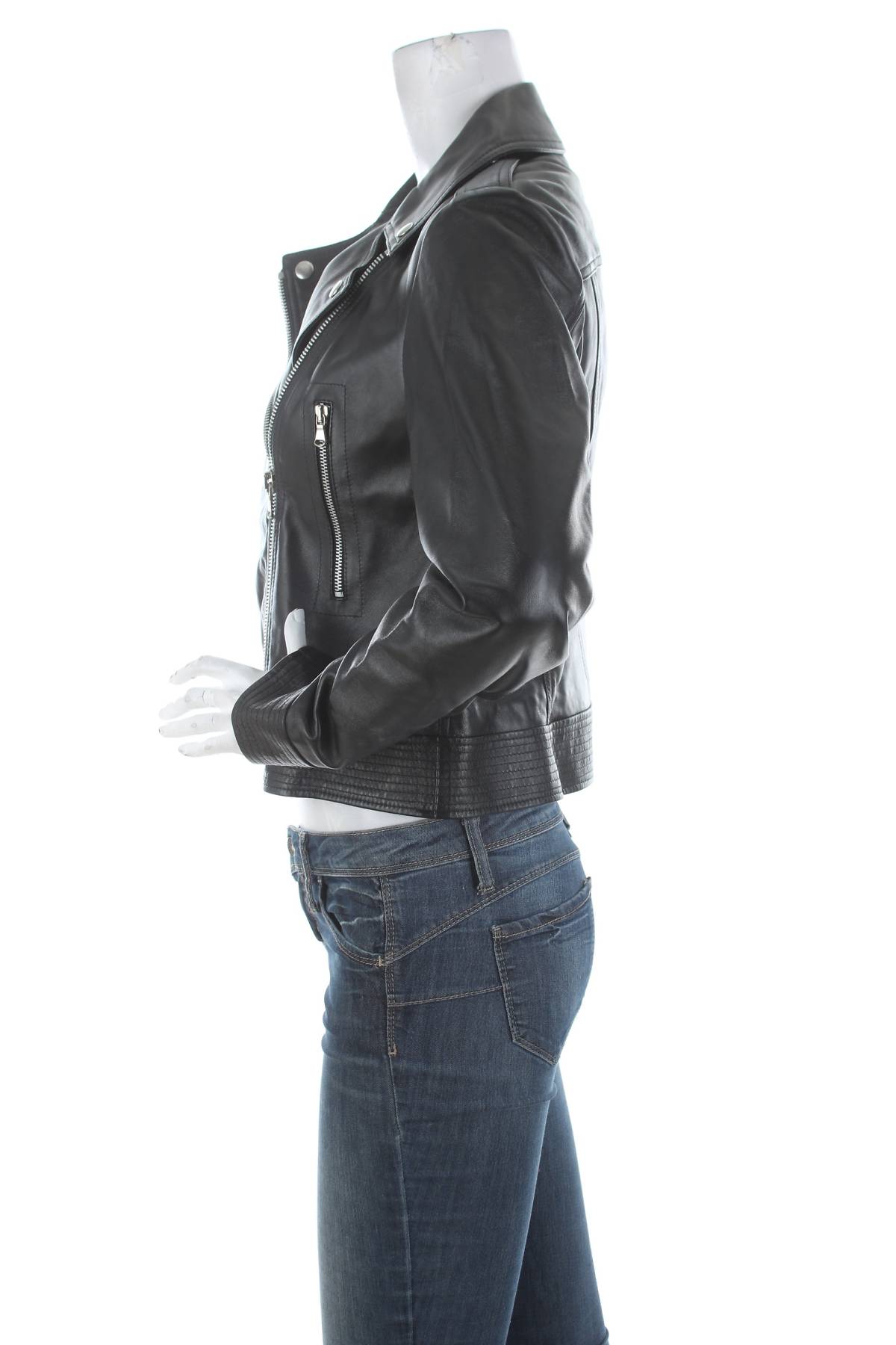 Γυναικείο δερμάτινο μπουφάν Hogan3