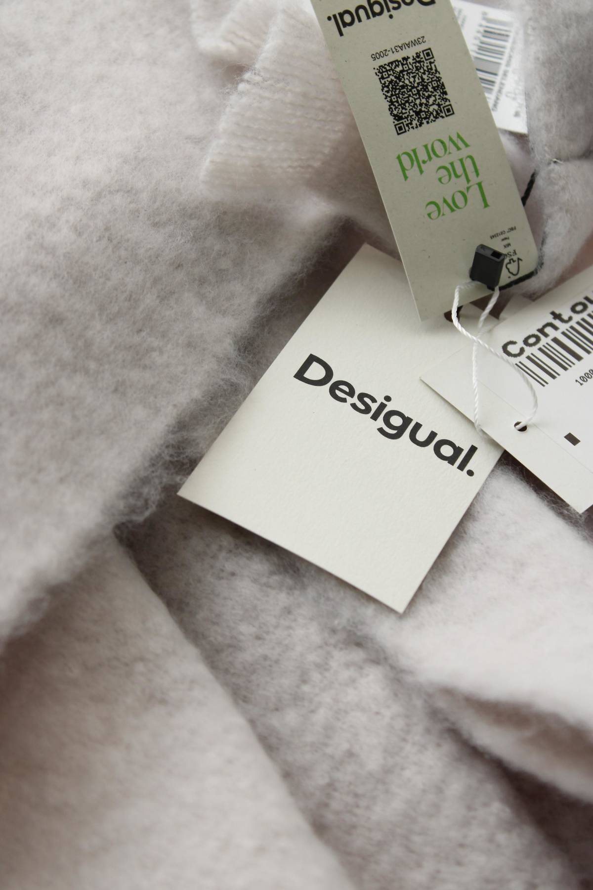 Плетен шал Desigual3