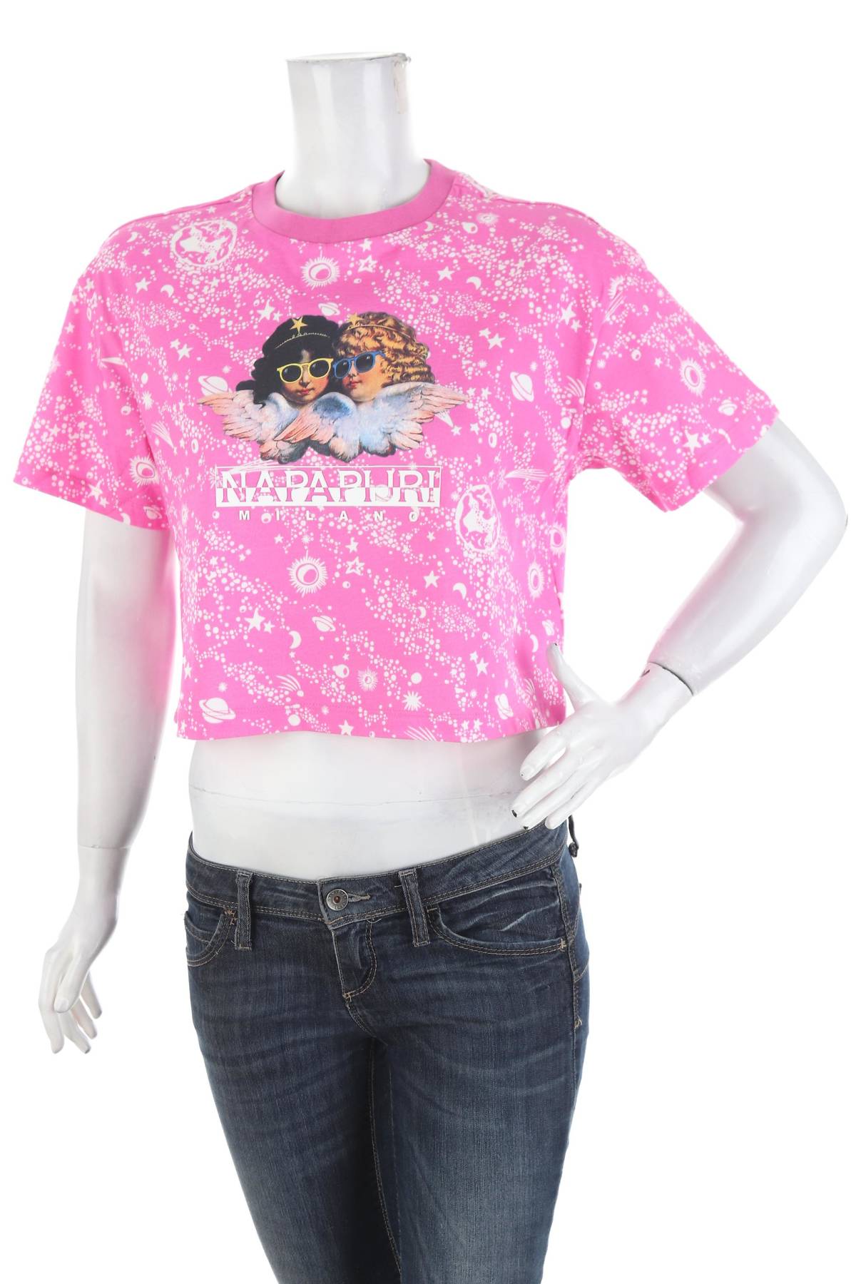 Дамска тениска Napapijri X Fiorucci1