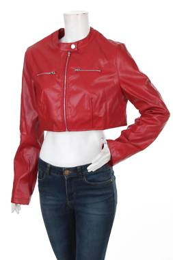 Γυναικείο δερμάτινο μπουφάν Boohoo1 - Contourshop.gr Γυναικείο δερμάτινο μπουφάν Boohoo1