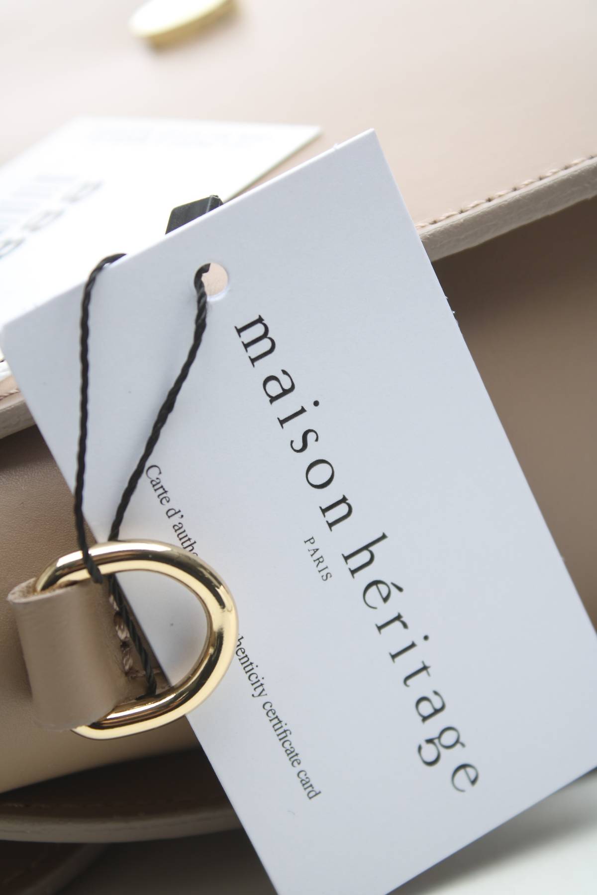 Дамска кожена чанта Maison Héritage4