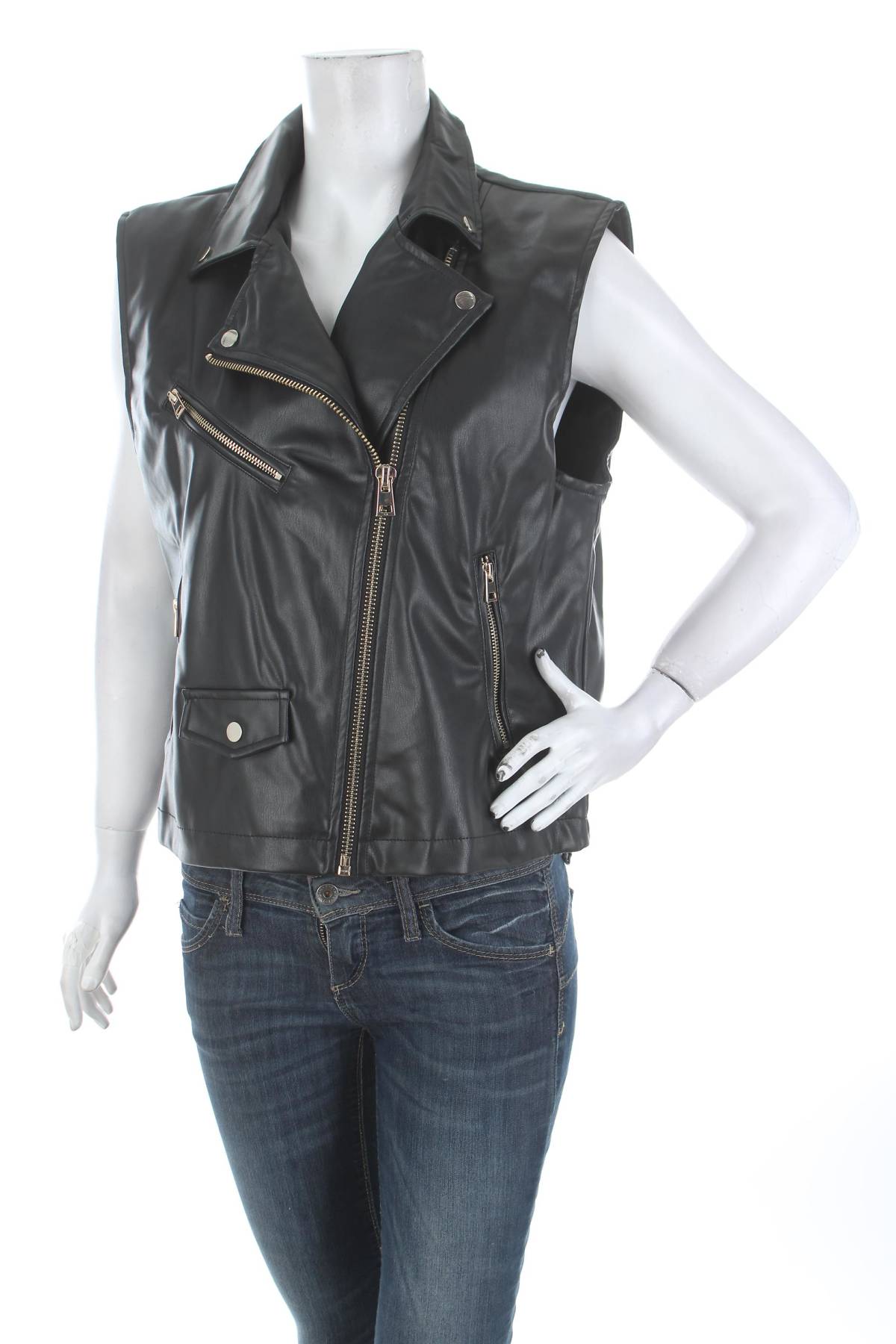 Дамски кожен елек Calliope1