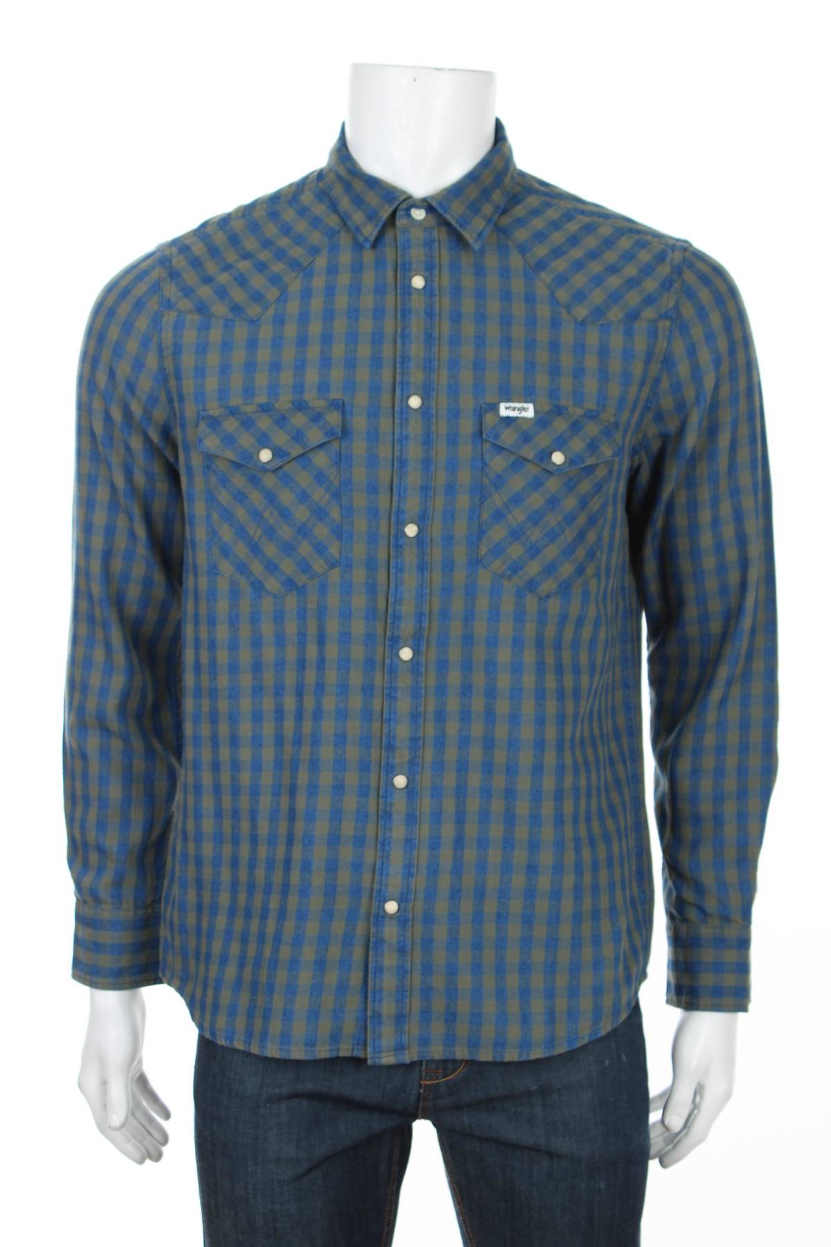 Мъжка риза Wrangler1 - Contour.bg Мъжка риза Wrangler1
