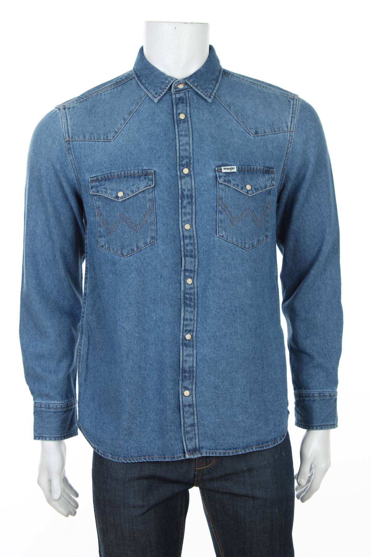 Мъжка риза Wrangler1 - Contour.bg Мъжка риза Wrangler1