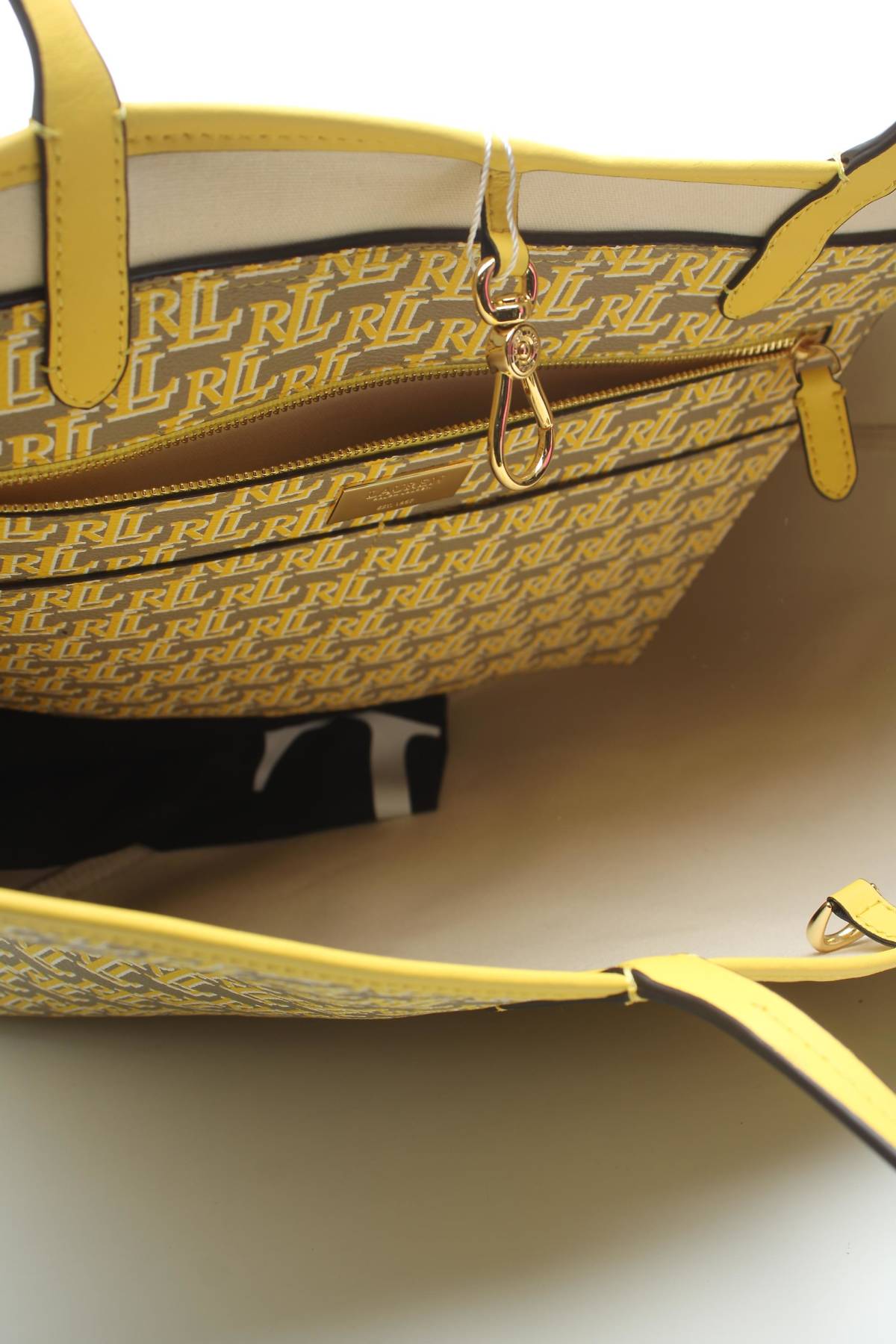Дамска кожена чанта Ralph Lauren3 - Contour.bg Дамска кожена чанта Ralph Lauren3