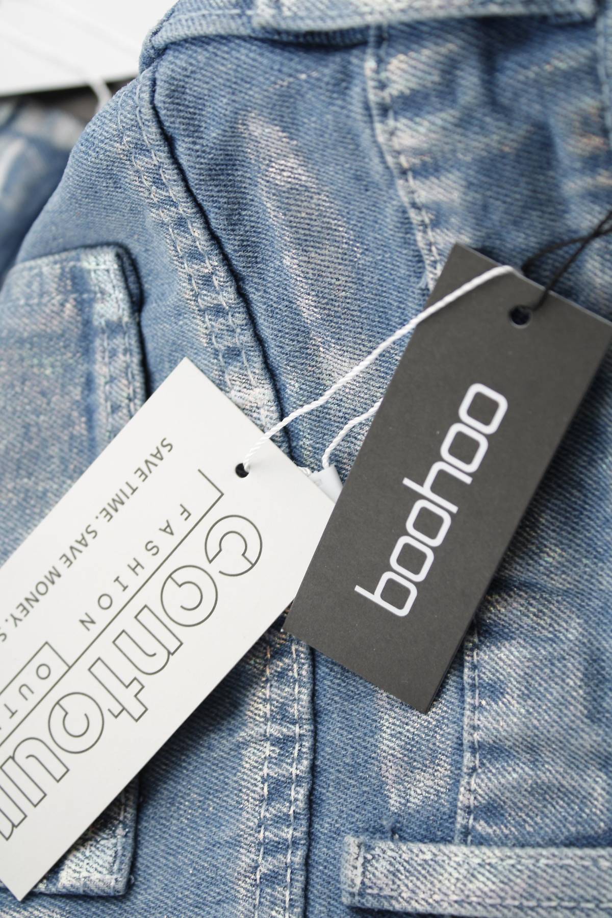 Дамски къси дънки Boohoo3