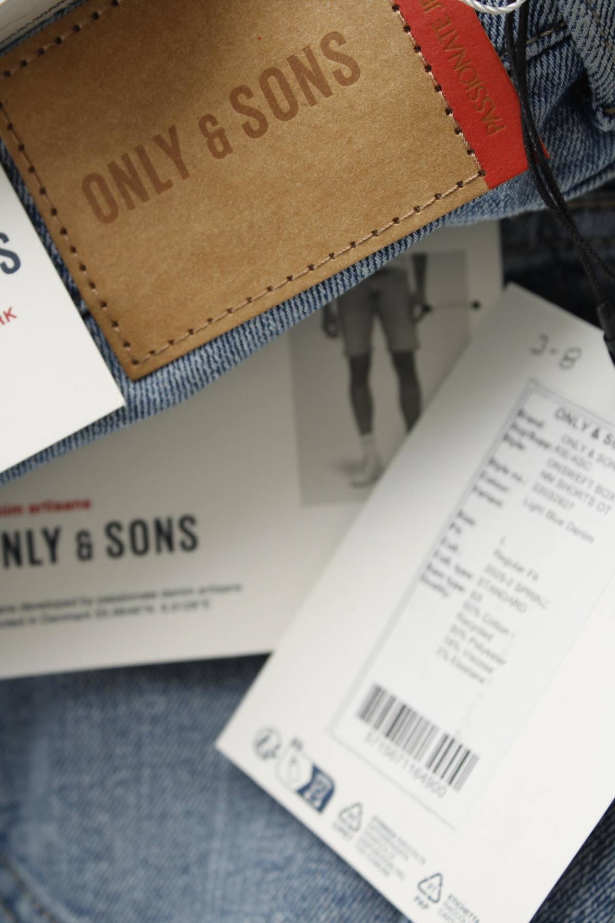 Ανδρικά τζιν σορτσάκια Only & Sons3