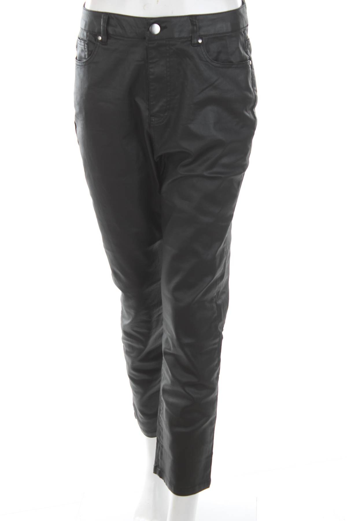 Γυναικείο δερμάτινο παντελόνι V by Very1 - Contourshop.gr Γυναικείο δερμάτινο παντελόνι V by Very1
