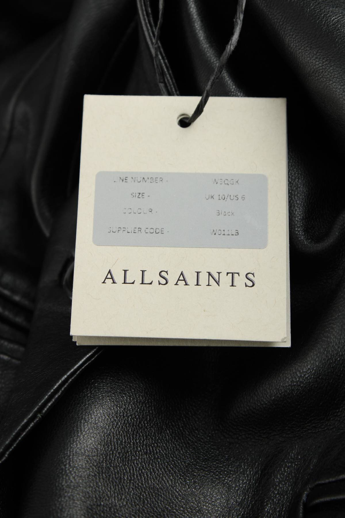 Дамско кожено палто AllSaints3