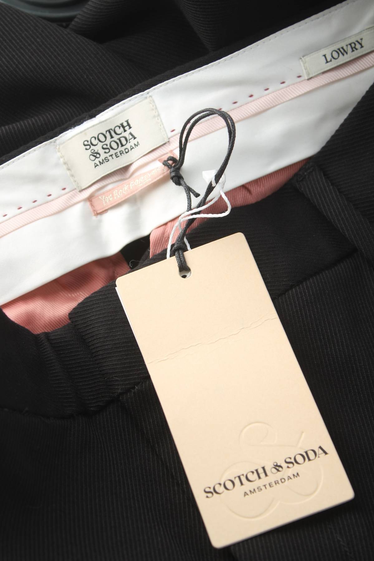 Ανδρικά παντελόνια Scotch & Soda Amsterdams Blauw3