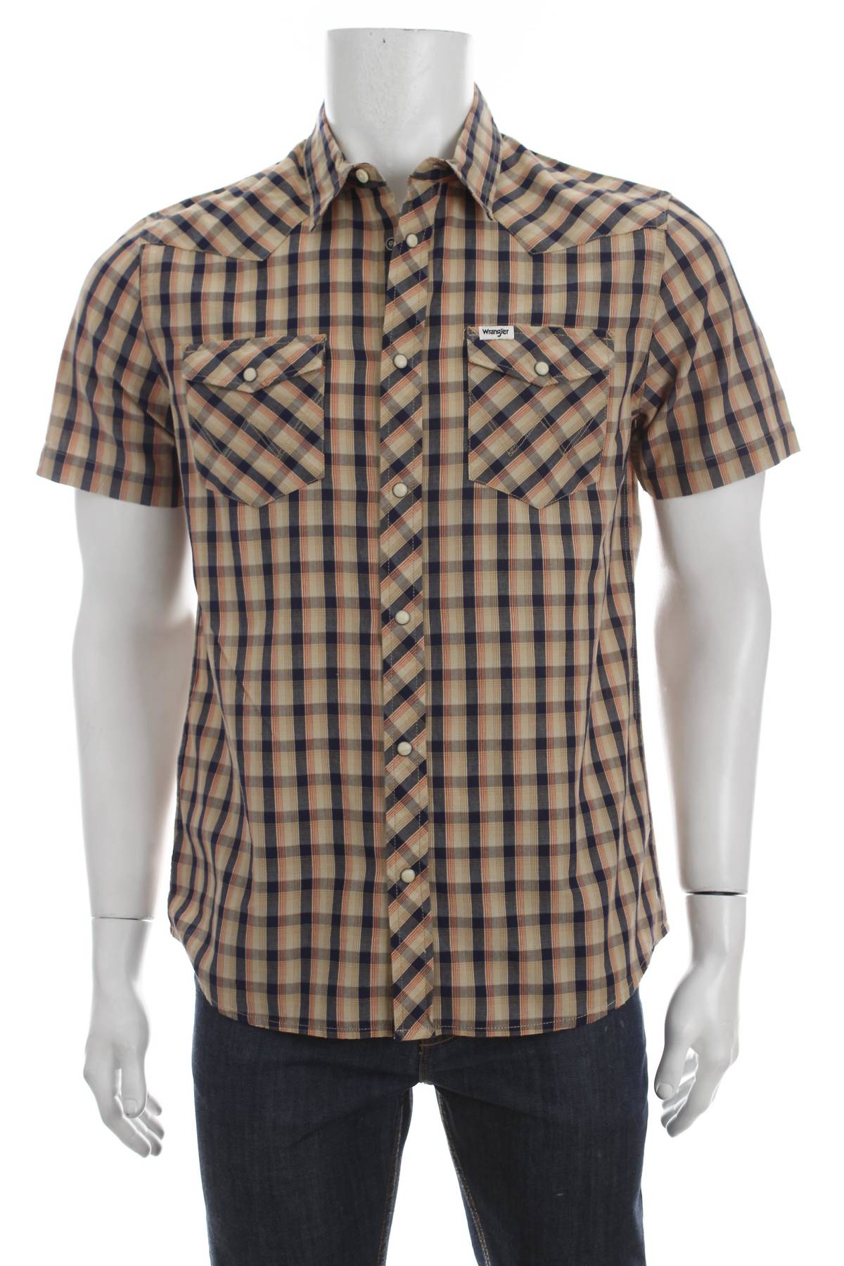 Мъжка риза Wrangler1 - Contour.bg Мъжка риза Wrangler1