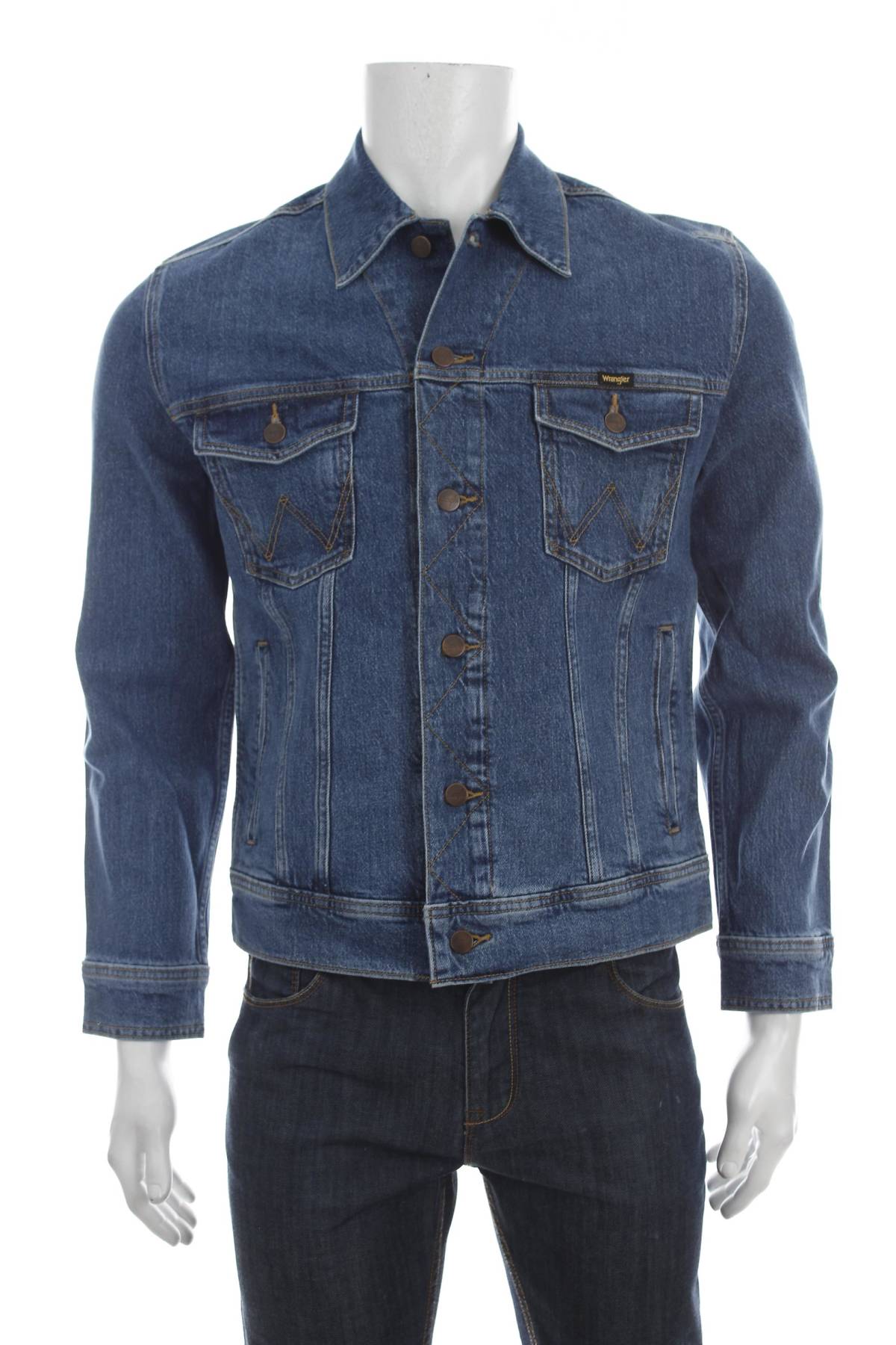 Τζιν μπουφάν Wrangler1 - Contourshop.gr Τζιν μπουφάν Wrangler1