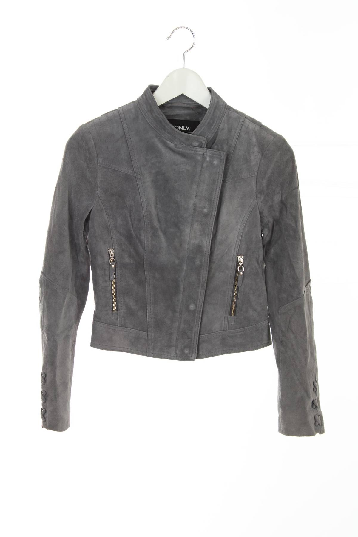 Γυναικείο δερμάτινο μπουφάν Only1 - Contourshop.gr Γυναικείο δερμάτινο μπουφάν Only1