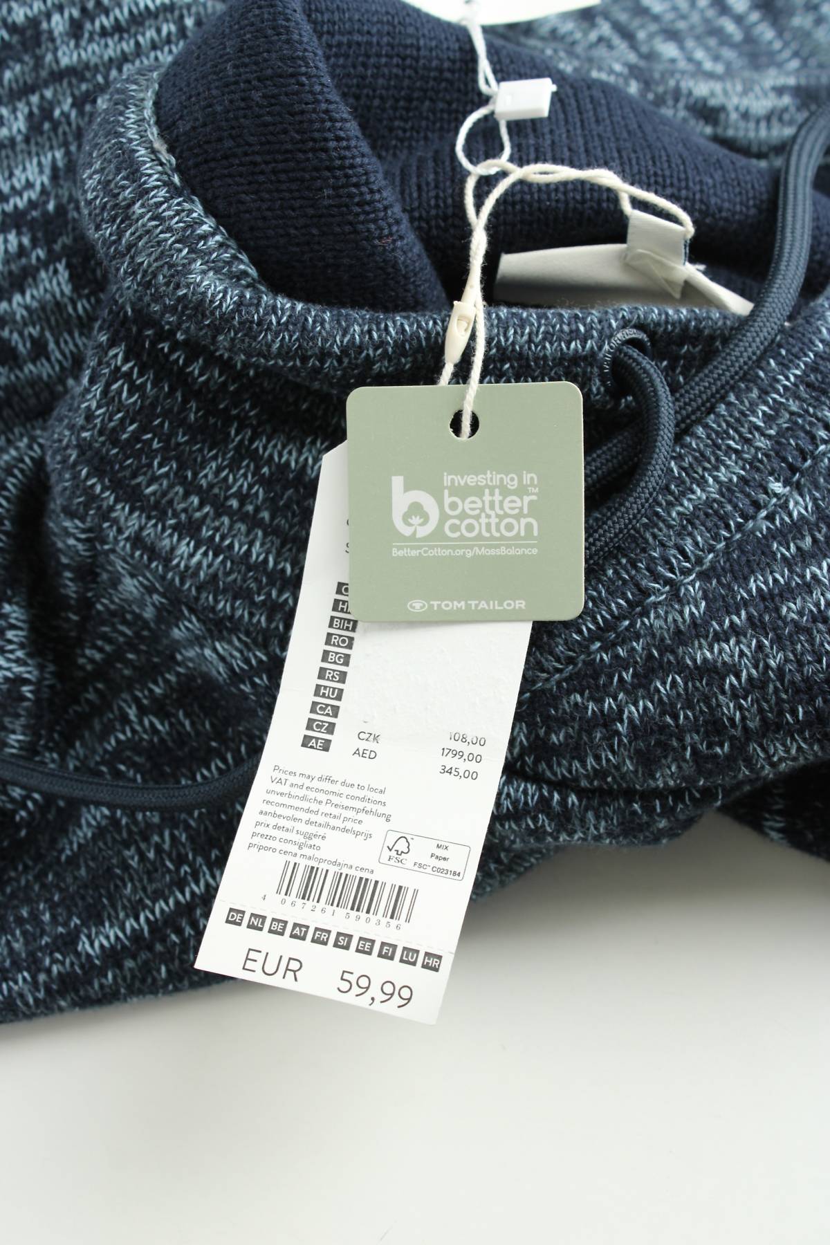 Мъжки пуловер Tom Tailor3