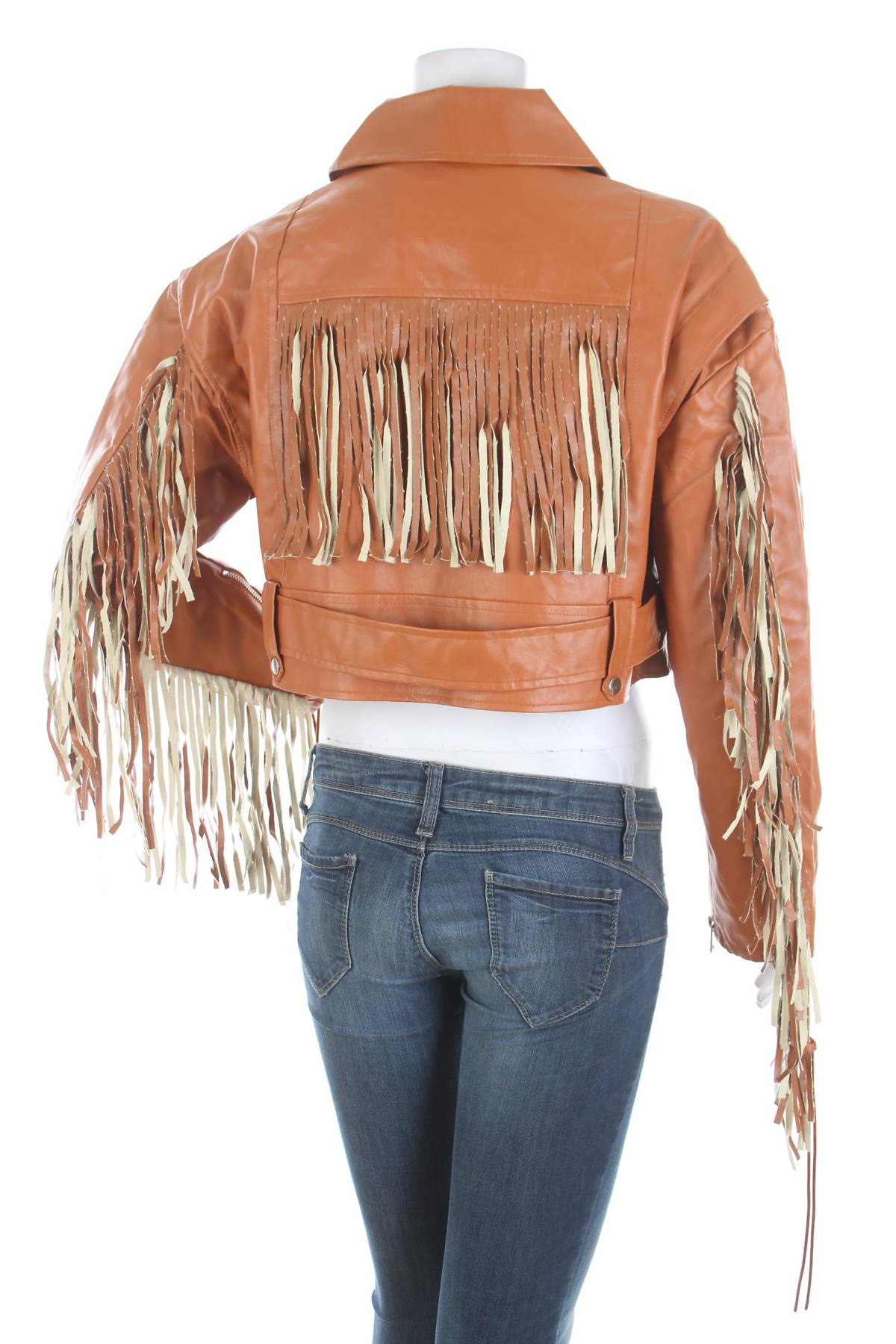 Γυναικείο δερμάτινο μπουφάν Boohoo2