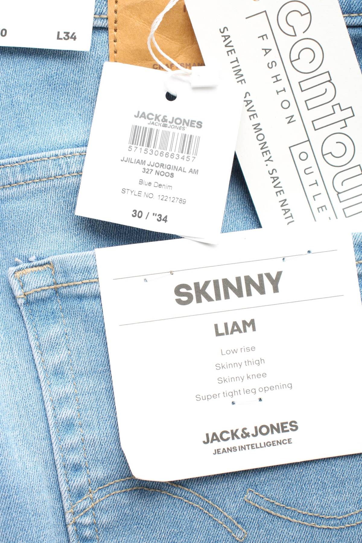 Ανδρικά τζιν Jack & Jones3 - Contourshop.gr Ανδρικά τζιν Jack & Jones3