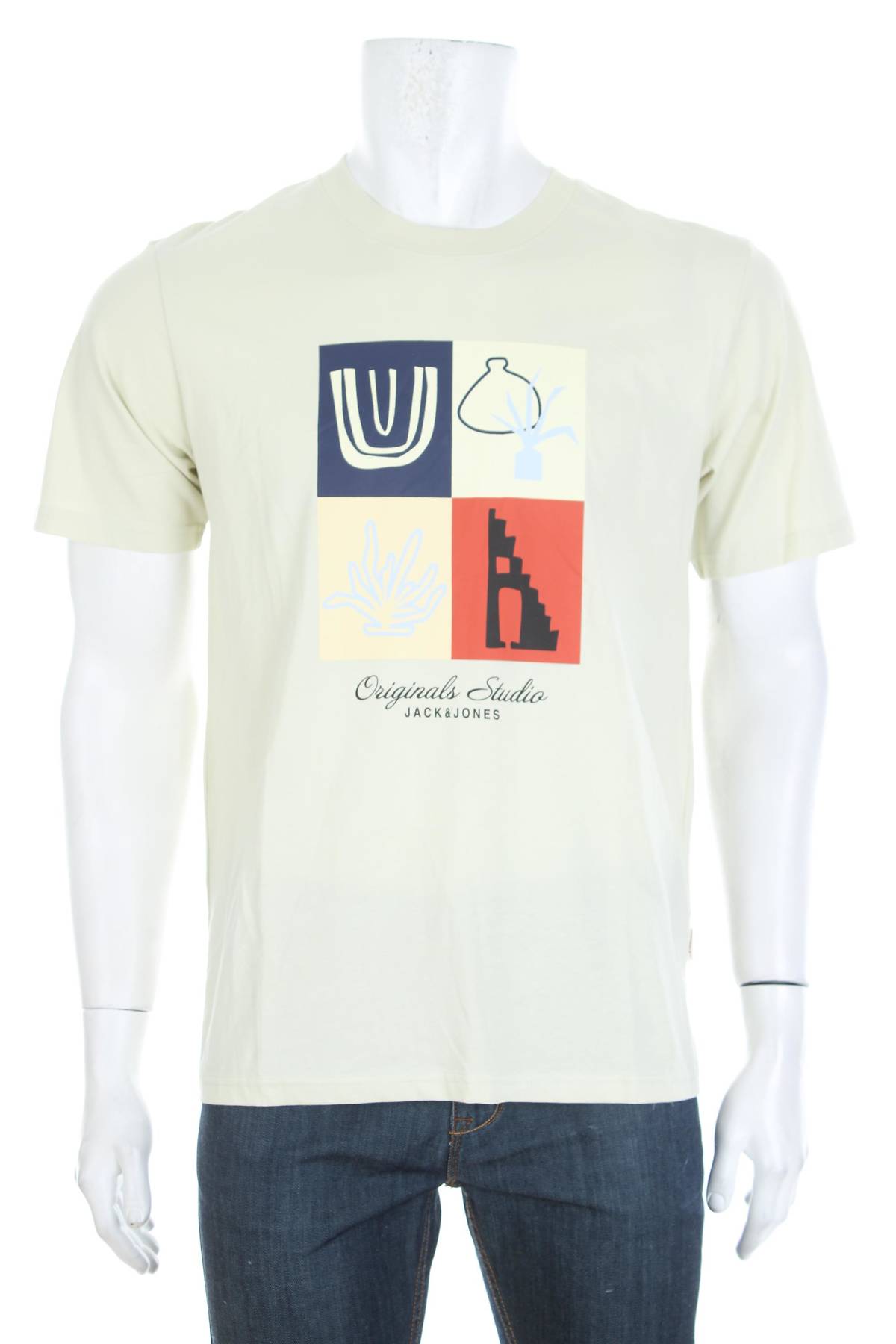 Мъжка тениска Jack & Jones Originals1 - Contour.bg Мъжка тениска Jack & Jones Originals1